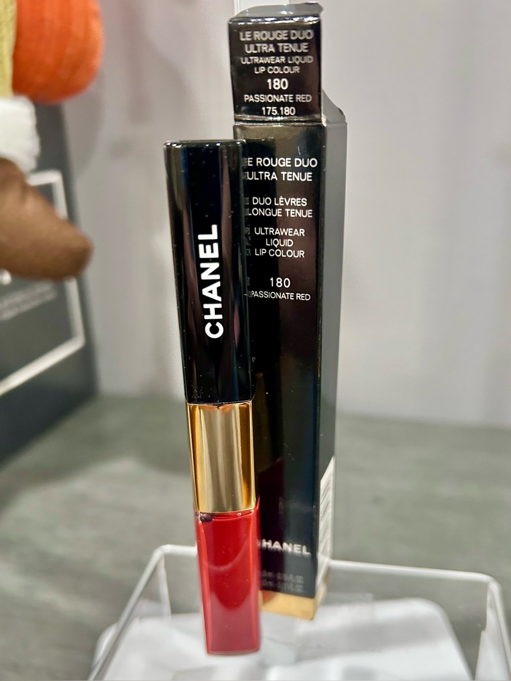 CHANEL Rouge Duo Ultrawear Liquid Lip Colour 180 Passionate Red